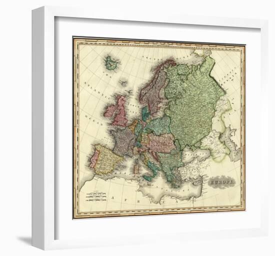 Europe, c.1823-Henry S^ Tanner-Framed Art Print