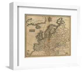 Europe, c.1825-Mathew Carey-Framed Art Print