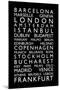 Europe Cities Bus Roll-Michael Tompsett-Mounted Art Print