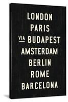 Europe Cities-Michael Jon Watt-Stretched Canvas