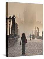 Europe, Czech Republic, Central Bohemia Region, Prague, Charles Bridge-Francesco Iacobelli-Stretched Canvas