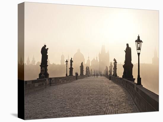 Europe, Czech Republic, Central Bohemia Region, Prague, Charles Bridge-Francesco Iacobelli-Stretched Canvas