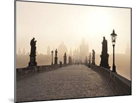 Europe, Czech Republic, Central Bohemia Region, Prague, Charles Bridge-Francesco Iacobelli-Mounted Photographic Print