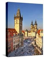 Europe, Czech Republic, Central Bohemia Region, Prague, Prague Old Town Square, Tyn Church-Francesco Iacobelli-Stretched Canvas