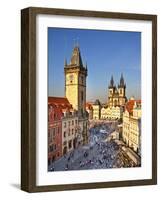 Europe, Czech Republic, Central Bohemia Region, Prague, Prague Old Town Square, Tyn Church-Francesco Iacobelli-Framed Photographic Print