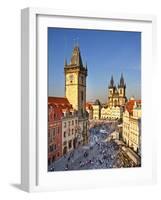 Europe, Czech Republic, Central Bohemia Region, Prague, Prague Old Town Square, Tyn Church-Francesco Iacobelli-Framed Photographic Print