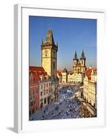 Europe, Czech Republic, Central Bohemia Region, Prague, Prague Old Town Square, Tyn Church-Francesco Iacobelli-Framed Photographic Print