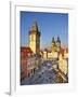 Europe, Czech Republic, Central Bohemia Region, Prague, Prague Old Town Square, Tyn Church-Francesco Iacobelli-Framed Photographic Print