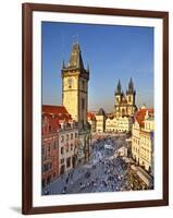 Europe, Czech Republic, Central Bohemia Region, Prague, Prague Old Town Square, Tyn Church-Francesco Iacobelli-Framed Photographic Print