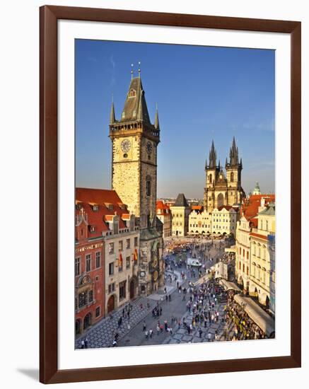 Europe, Czech Republic, Central Bohemia Region, Prague, Prague Old Town Square, Tyn Church-Francesco Iacobelli-Framed Photographic Print