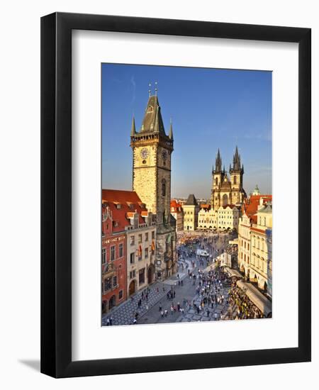 Europe, Czech Republic, Central Bohemia Region, Prague, Prague Old Town Square, Tyn Church-Francesco Iacobelli-Framed Photographic Print