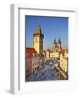 Europe, Czech Republic, Central Bohemia Region, Prague, Prague Old Town Square, Tyn Church-Francesco Iacobelli-Framed Photographic Print