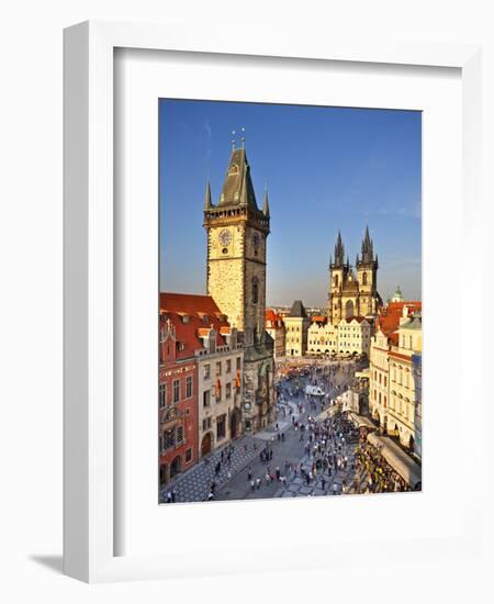 Europe, Czech Republic, Central Bohemia Region, Prague, Prague Old Town Square, Tyn Church-Francesco Iacobelli-Framed Photographic Print