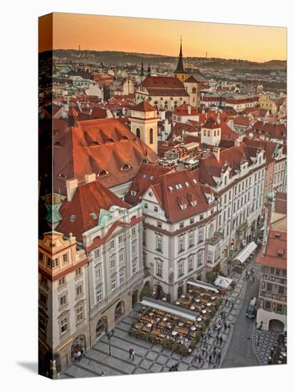 Europe, Czech Republic, Central Bohemia Region, Prague, Prague Old Town Square-Francesco Iacobelli-Stretched Canvas