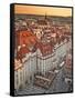 Europe, Czech Republic, Central Bohemia Region, Prague, Prague Old Town Square-Francesco Iacobelli-Framed Stretched Canvas