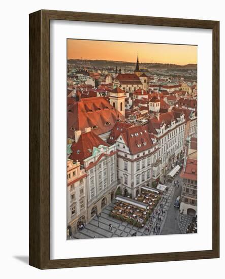 Europe, Czech Republic, Central Bohemia Region, Prague, Prague Old Town Square-Francesco Iacobelli-Framed Photographic Print