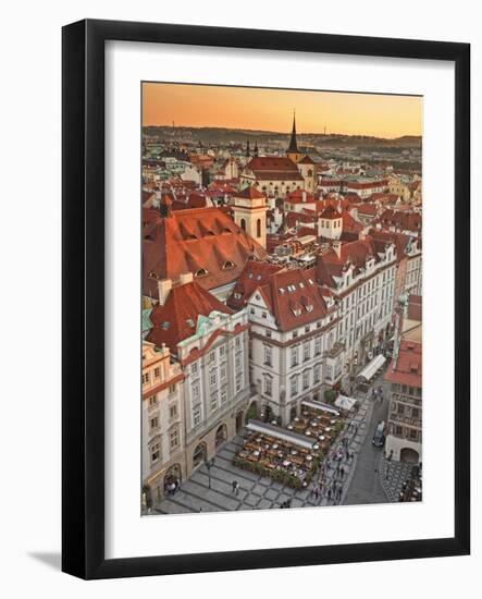 Europe, Czech Republic, Central Bohemia Region, Prague, Prague Old Town Square-Francesco Iacobelli-Framed Photographic Print