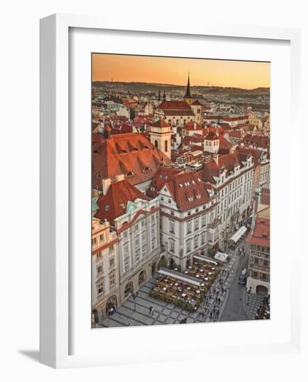 Europe, Czech Republic, Central Bohemia Region, Prague, Prague Old Town Square-Francesco Iacobelli-Framed Photographic Print