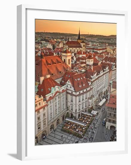 Europe, Czech Republic, Central Bohemia Region, Prague, Prague Old Town Square-Francesco Iacobelli-Framed Photographic Print