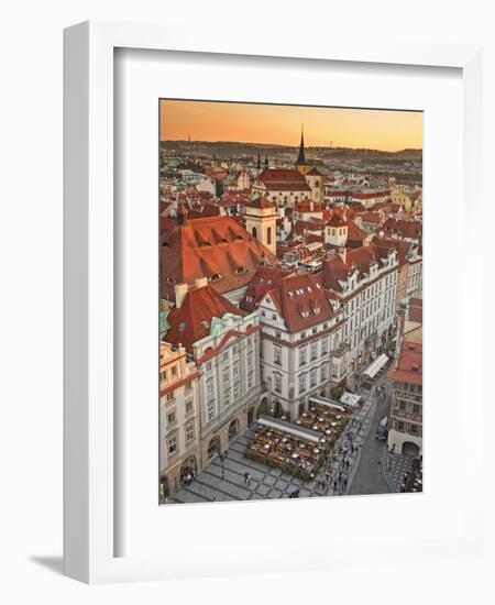 Europe, Czech Republic, Central Bohemia Region, Prague, Prague Old Town Square-Francesco Iacobelli-Framed Photographic Print