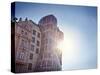 Europe, Czech Republic, Central Bohemia Region, Prague, the Swinging House or Dancing House by Rich-Francesco Iacobelli-Stretched Canvas