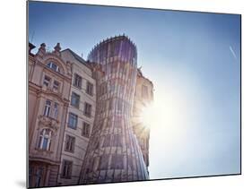 Europe, Czech Republic, Central Bohemia Region, Prague, the Swinging House or Dancing House by Rich-Francesco Iacobelli-Mounted Photographic Print