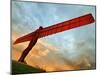 Europe, England, Newcastle, Angel of the North-Mark Sykes-Mounted Photographic Print