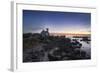Europe, France, Brignogan - Lighthouse Of Pontusval At Sunset-Aliaume Chapelle-Framed Photographic Print