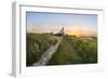 Europe, France, Brittany -Sunset At The Lighthouse Of Pontusval (Brignogan)-Aliaume Chapelle-Framed Photographic Print