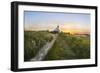 Europe, France, Brittany -Sunset At The Lighthouse Of Pontusval (Brignogan)-Aliaume Chapelle-Framed Photographic Print