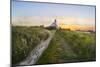 Europe, France, Brittany -Sunset At The Lighthouse Of Pontusval (Brignogan)-Aliaume Chapelle-Mounted Photographic Print