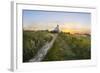 Europe, France, Brittany -Sunset At The Lighthouse Of Pontusval (Brignogan)-Aliaume Chapelle-Framed Photographic Print