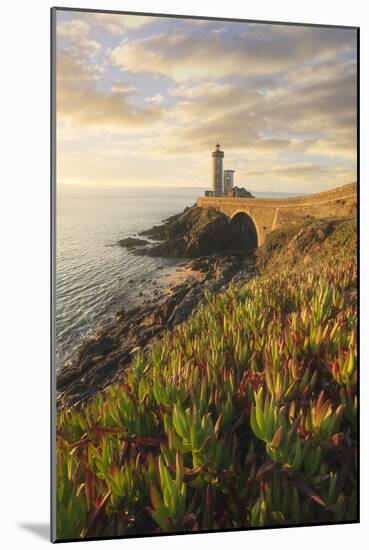 Europe, France, Brittany - The Lighthouse Of The Petit Minou During A November Sunrise (Plouzané)-Aliaume Chapelle-Mounted Photographic Print