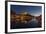 Europe, France, Corsica, Bonifacio, Harbour and Old Town in the Dusk-Gerhard Wild-Framed Photographic Print