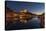 Europe, France, Corsica, Bonifacio, Harbour and Old Town in the Dusk-Gerhard Wild-Stretched Canvas