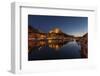 Europe, France, Corsica, Bonifacio, Harbour and Old Town in the Dusk-Gerhard Wild-Framed Photographic Print