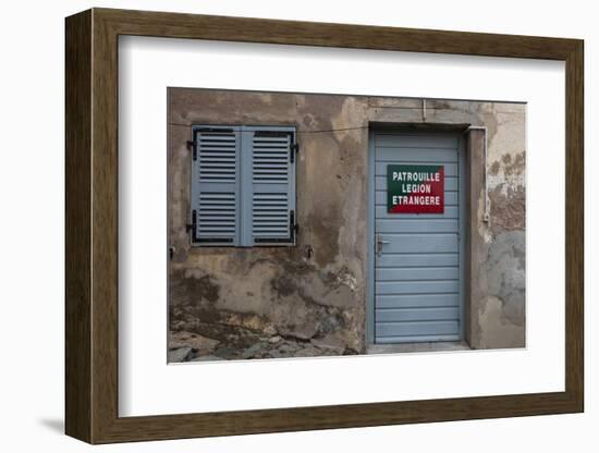 Europe, France, Corsica, Calvi, Entrance to the Foreign Legion-Gerhard Wild-Framed Photographic Print