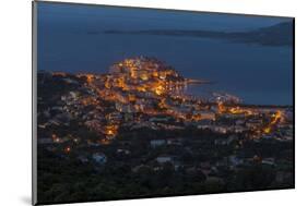 Europe, France, Corsica, Calvi, Town View, Evening Mood-Gerhard Wild-Mounted Photographic Print
