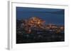 Europe, France, Corsica, Calvi, Town View, Evening Mood-Gerhard Wild-Framed Photographic Print