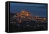 Europe, France, Corsica, Calvi, Town View, Evening Mood-Gerhard Wild-Framed Stretched Canvas