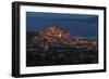 Europe, France, Corsica, Calvi, Town View, Evening Mood-Gerhard Wild-Framed Photographic Print