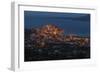 Europe, France, Corsica, Calvi, Town View, Evening Mood-Gerhard Wild-Framed Photographic Print