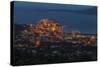 Europe, France, Corsica, Calvi, Town View, Evening Mood-Gerhard Wild-Stretched Canvas