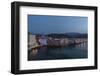 Europe, France, Corsica, Saint Florent, Harbour and Houses at Dusk-Gerhard Wild-Framed Photographic Print