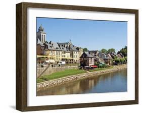 Europe, France, Dordogne, Montignac; the Market Town of Montignac on the Vézère-Nick Laing-Framed Photographic Print