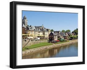 Europe, France, Dordogne, Montignac; the Market Town of Montignac on the Vézère-Nick Laing-Framed Photographic Print