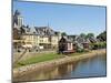 Europe, France, Dordogne, Montignac; the Market Town of Montignac on the Vézère-Nick Laing-Mounted Photographic Print