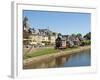 Europe, France, Dordogne, Montignac; the Market Town of Montignac on the Vézère-Nick Laing-Framed Photographic Print