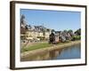 Europe, France, Dordogne, Montignac; the Market Town of Montignac on the Vézère-Nick Laing-Framed Photographic Print