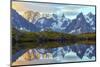 Europe, France, Haute Savoie, Rhone Alps, Chamonix, Lacs Des Cheserys at Dawn-Christian Kober-Mounted Photographic Print